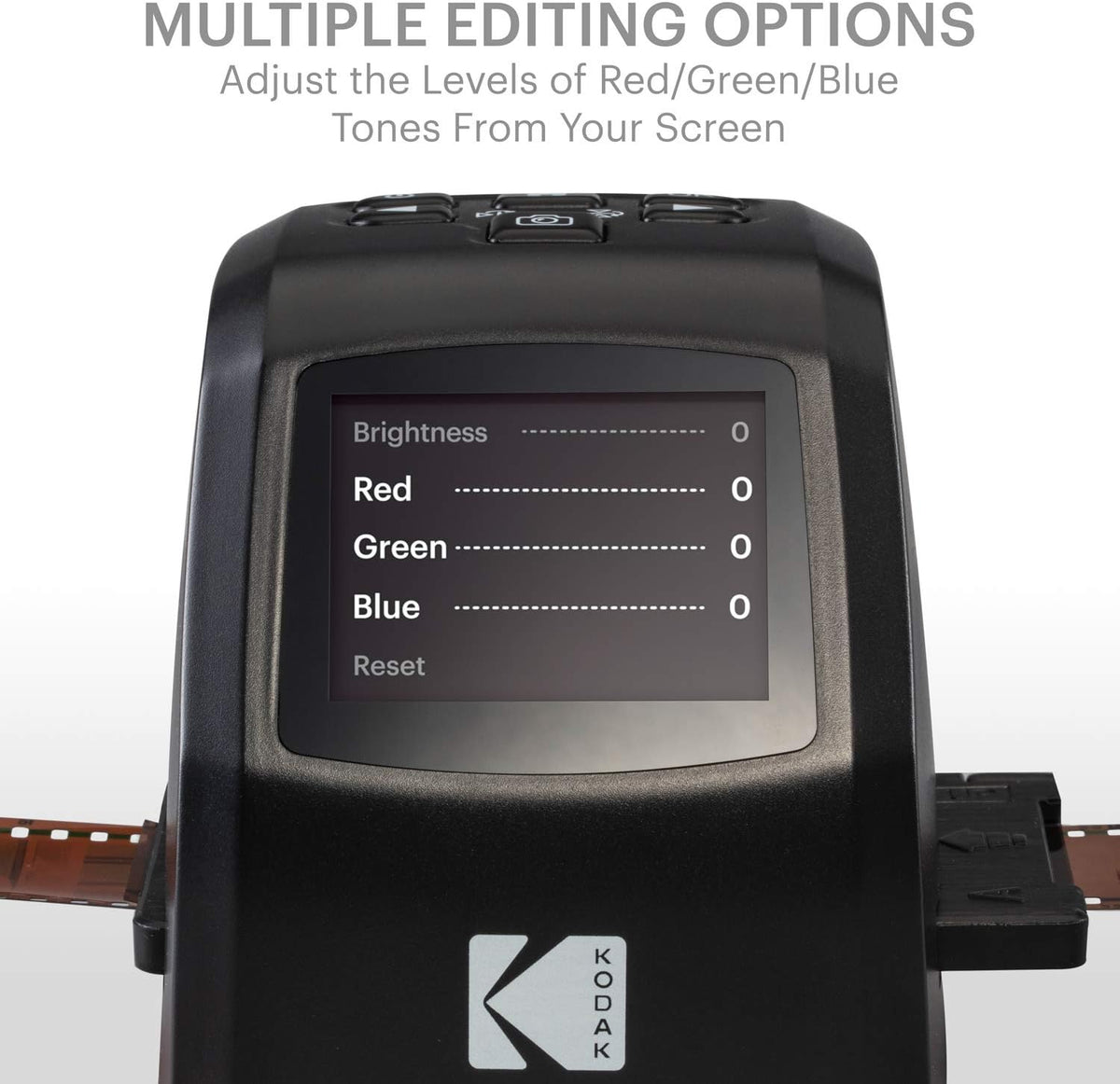 KODAK Mini Digital Film & Slide Scanner, 35mm, 126, 110, Super 8, 2.4" LCD