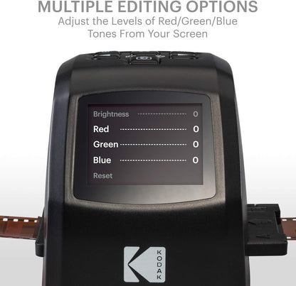 KODAK Mini Digital Film & Slide Scanner, 35mm, 126, 110, Super 8, 2.4" LCD