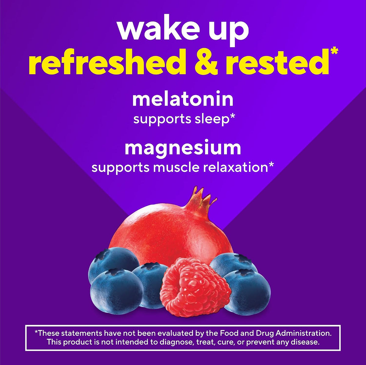 Vitafusion Melatonin and Magnesium Gummies | 5mg Melatonin Per 2 Gummies