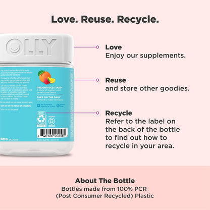 OLLY Prenatal Multivitamin Gummy, Daily Blend for Mommy & Baby - 84 Count