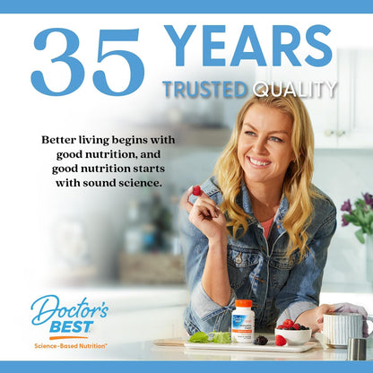 Doctor's Best NAC Detox Regulators Supplement for Men & Women, 60 Veg Caps