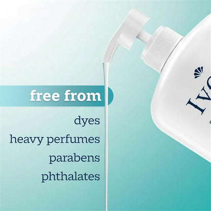 Ivory Sensitive Body Wash, Fragrance-Free, Designed for the Whole Family, Gentle Formula, Free of Dyes Heavy Perfumes Parabens Phthalates & Silicones, Designed for Skin's pH, 35 oz