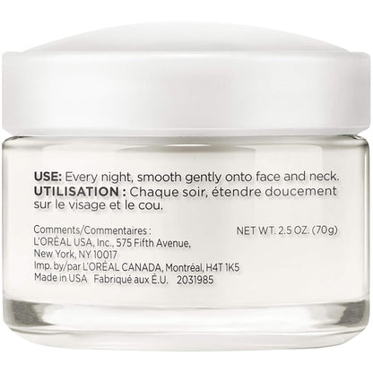 L'Oreal Paris Skin Care Age Perfect Night Cream, Anti-Aging Face Moisturizer With Soy Seed Proteins, 2.5 Oz