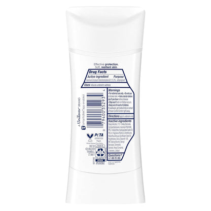 Dove Advanced Care Antiperspirant Deodorant Stick Beauty Finish 4 Count for helping your skin barrier repair after shaving 2.6 oz
