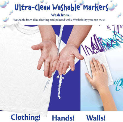 Crayola Ultra- Clean Washable Stampers Markers, 10Pc/Package