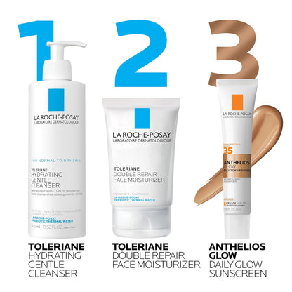 La Roche-Posay Anthleios Glow Hydrating Face Sunscreen SPF 35, in 2 Shades
