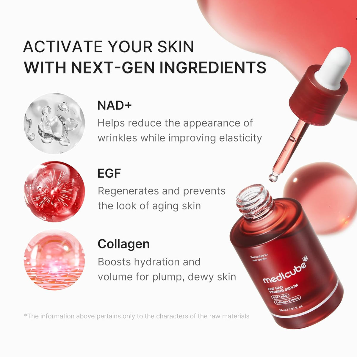 medicube Face & Body Firming Duo, NAD+ Firming Serum & PDRN Gua Sha Cream
