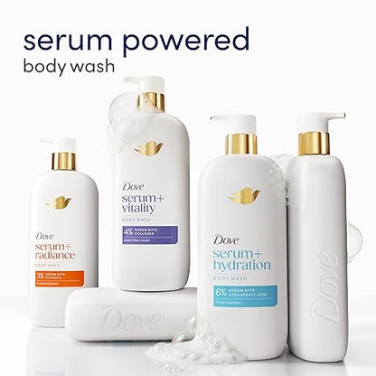 Dove Serum Body Wash Acne Clear with Salicylic Acid, 18.5 oz I Acne body wash with 1% salicylic acid to help clear and prevent acne breakouts