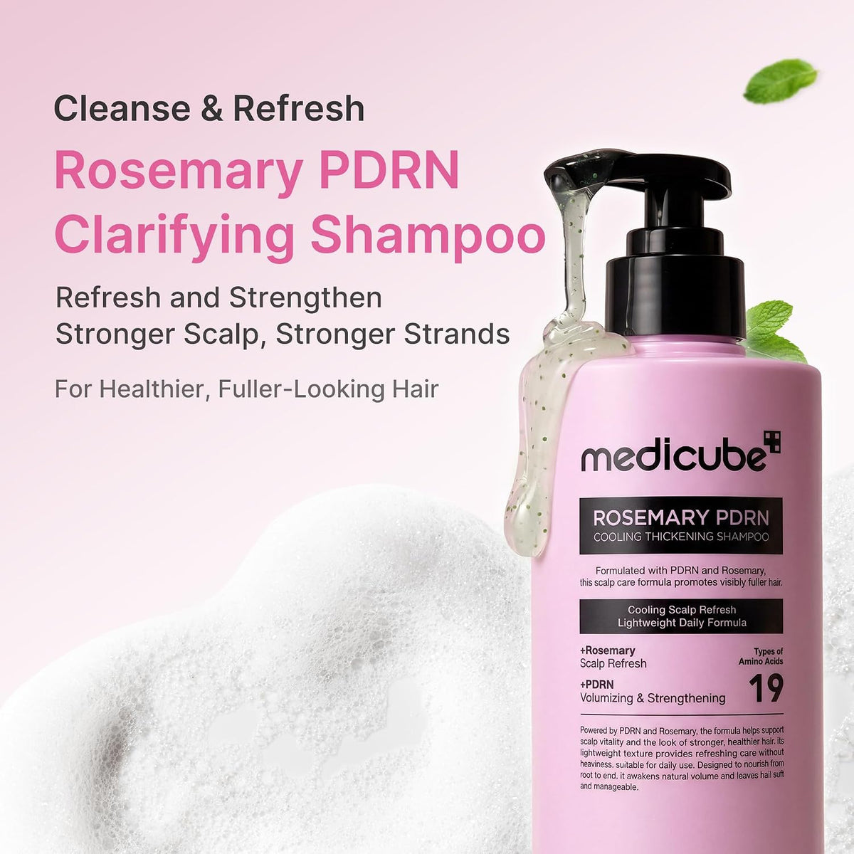 medicube Rosemary PDRN Purify & Nourish Shampoo and Conditioner Set
