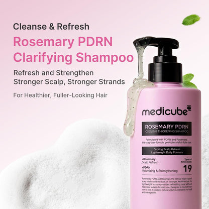 medicube Rosemary PDRN Purify & Nourish Shampoo and Conditioner Set