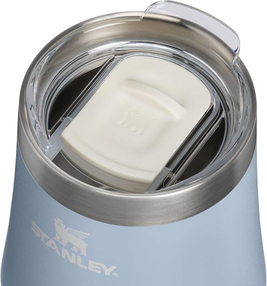STANLEY Reserve Wine Tumbler | 11 oz Stainless Steel Travel Mug For Wine, Cocktails, Soda | Keeps Drinks Cold for Hours | BPA-Free | Blue Dream Stone