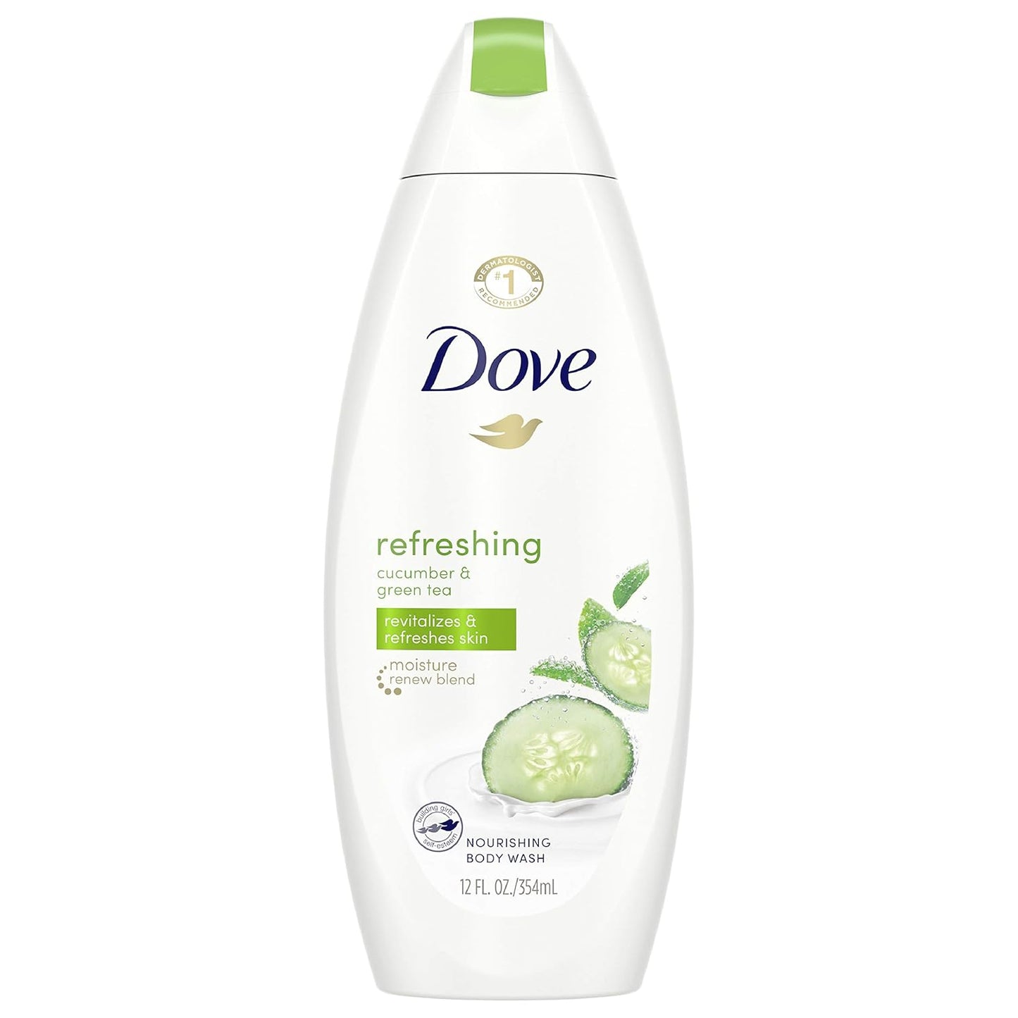 Dove go fresh Refreshing Body Wash Revitalizes and Refreshes Skin Cucumber and Green Tea Effectively Washes Away Bacteria While Nourishing Your Skin 11 oz