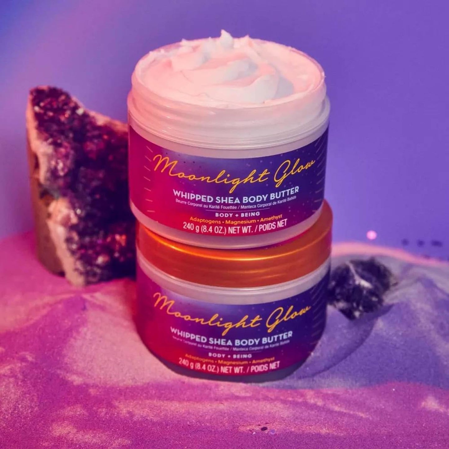 Tree Hut Moonlight Glow Whipped Shea Body Butter - Body + Being - 8.4 ounces