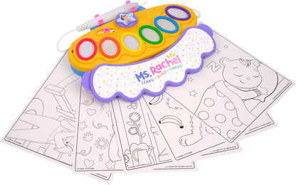 Crayola Ms Rachel Color Wonder Magic Light Brush, Mess Free Coloring Toy 3+ | Paint Set for Toddlers, Musical Ms Rachel Toys, No Mess Painting, Birthday Art Gift for Kids, Screen Free Arts & Crafts
