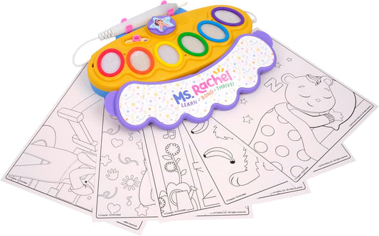Crayola Ms Rachel Color Wonder Magic Light Brush, Mess Free Coloring Toy 3+ | Paint Set for Toddlers, Musical Ms Rachel Toys, No Mess Painting, Birthday Art Gift for Kids, Screen Free Arts & Crafts
