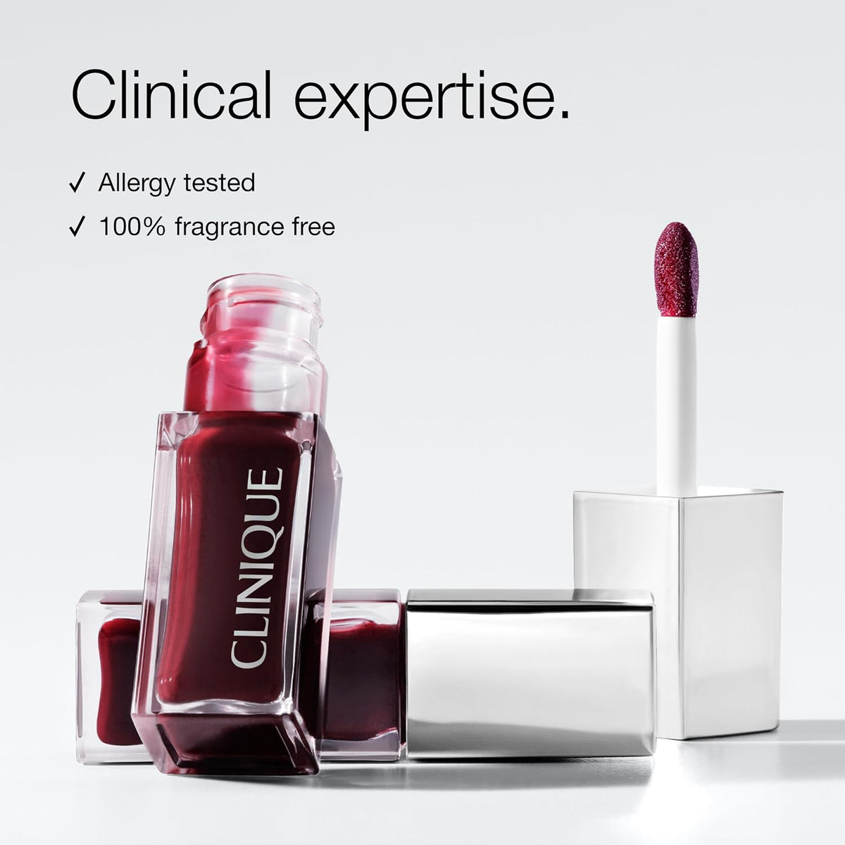 Clinique Pop Lip + Cheek Oil in 3 Iconic Shades in Black Honey, Pink and Nude Honey | Conditions Lips + Gives Cheeks a Natural, Dewy Flush