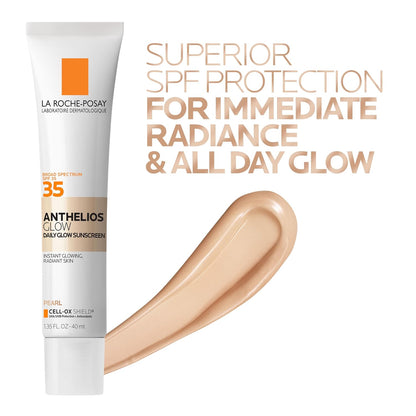 La Roche-Posay Anthleios Glow Hydrating Face Sunscreen SPF 35, in 2 Shades