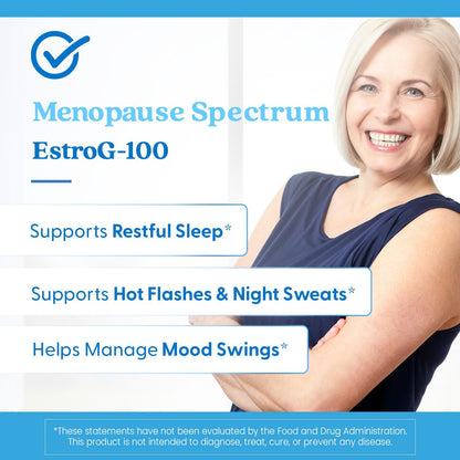 Doctor's Best Menopause Spectrum with EstroG-100, Gluten Free, 30 Veg Caps