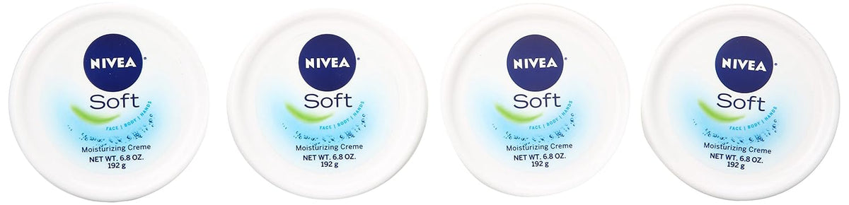 NIVEA Soft Moisturizing Creme, 6.8 Ounce (Pack of 3)