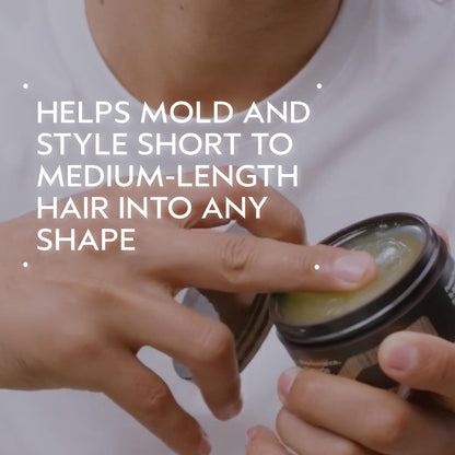 AVEDA Men Pure-Formance Pomade | Strong Hold Hair Pomade | Non-Greasy Formula | Water-Based | Mold and Style Short to Medium-Length Hair, 2.5 Ounce