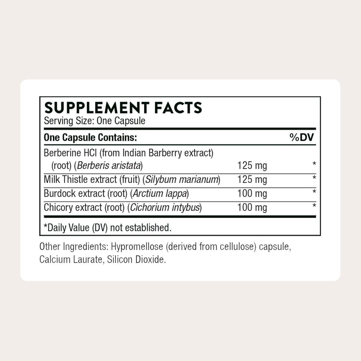 THORNE Liver Cleanse, Berberine HCl & Milk Thistle, 60 Capsules
