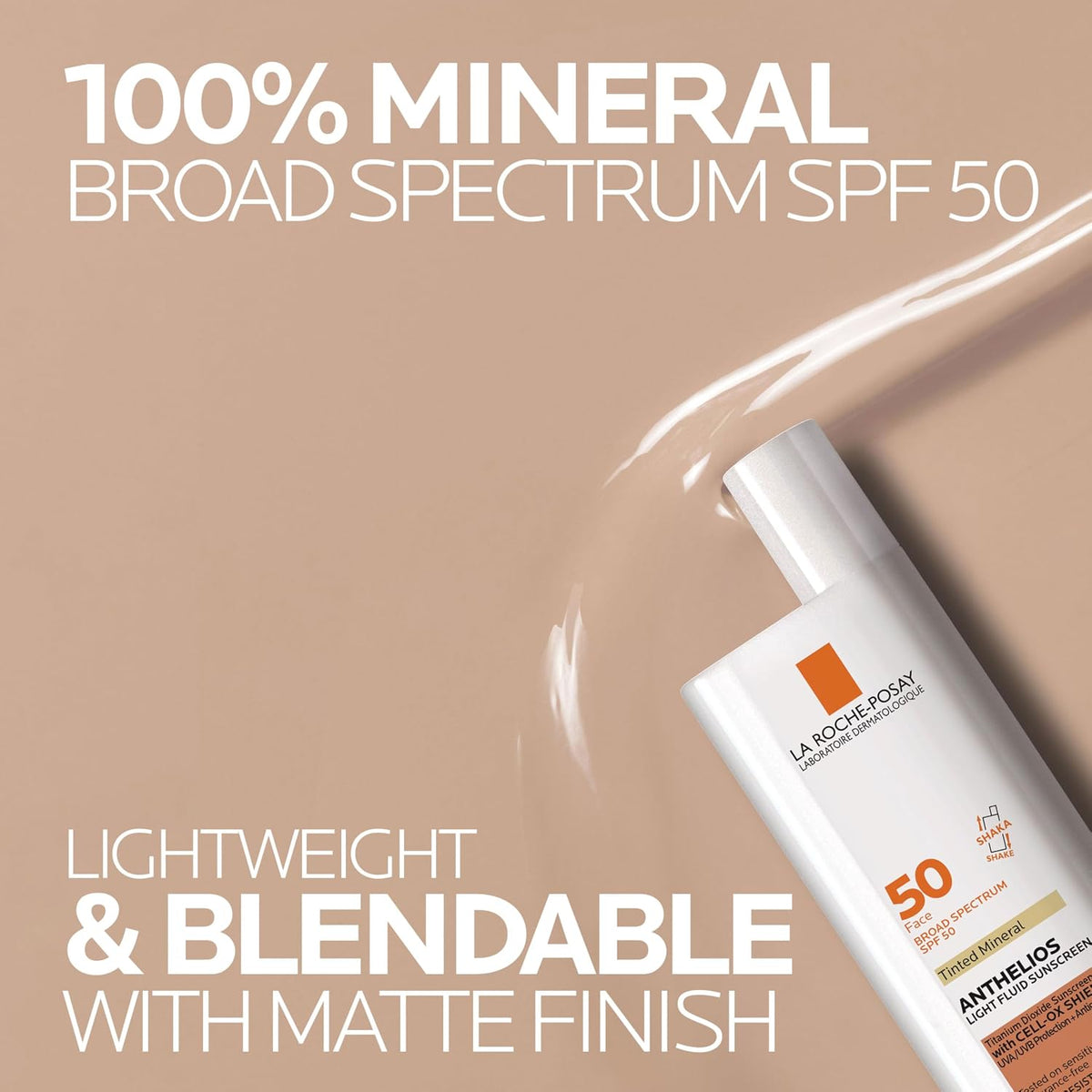 Bundle of La Roche-Posay Anthelios Tinted Sunscreen SPF 40+, Broad Spectrum SPF Zinc Oxide + La Roche Posay Anthelios UV Pro-Sport Sunscreen SPF 50, Daily use for Body & Face