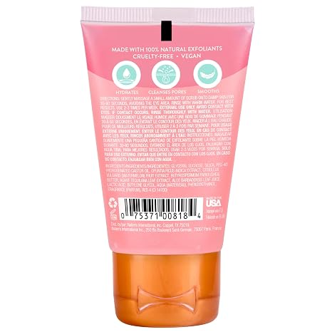 Tree Hut Mini Watermelon & Cactus Hydrating Face Scrub, Deep Cleans Pores to Remove Dead Skin & Impurities, Travel Size, 3.4 fl oz.