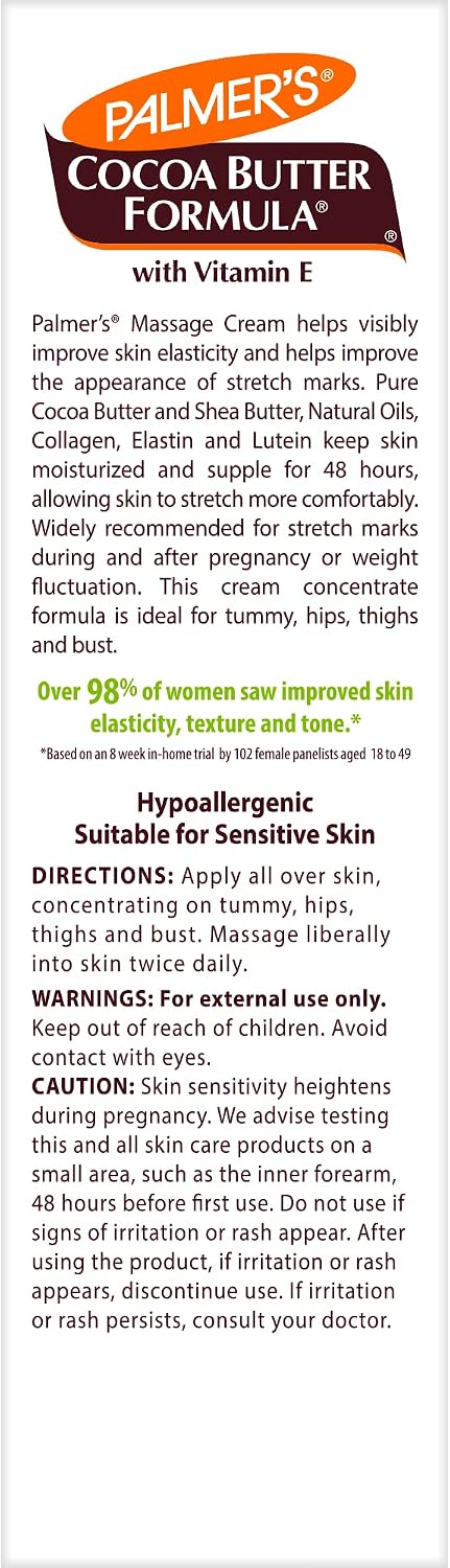 Palmer's Cocoa Butter Massage Cream for Stretch Marks, 4.4 Ounce
