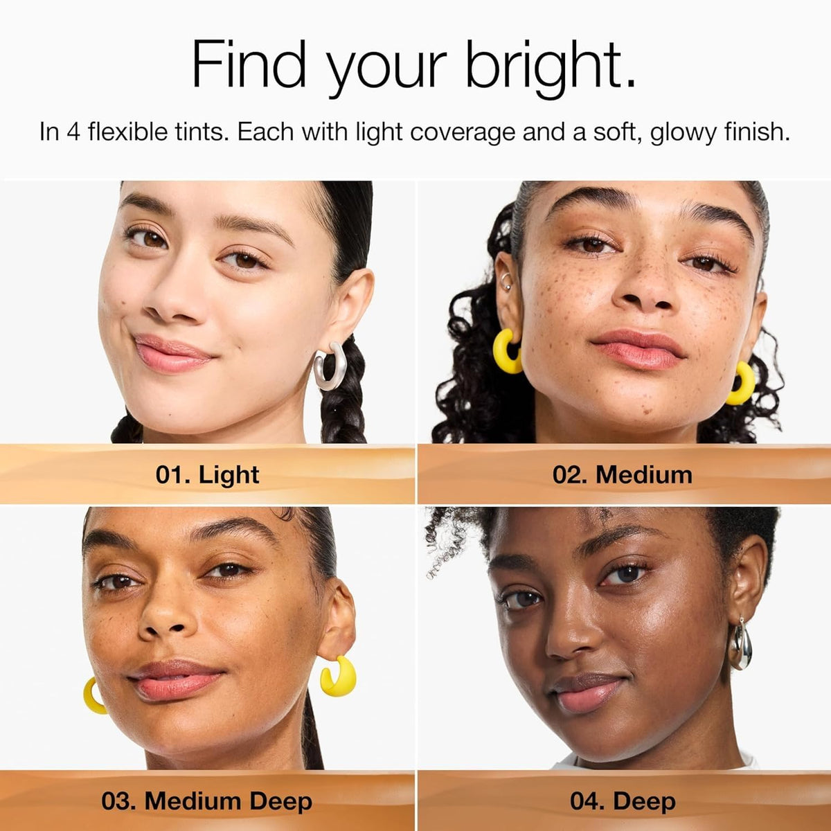 Clinique UV Solutions Brightening + Tinted Sunscreen for Face SPF 50 | Mineral Sunscreen with Niacinamide and Zinc Oxide, 1.3 Fl Oz