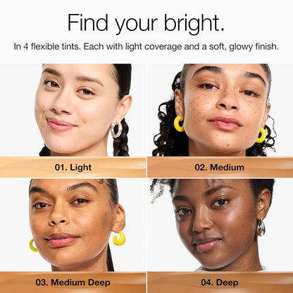 Clinique UV Solutions Brightening + Tinted Sunscreen for Face SPF 50 | Mineral Sunscreen with Niacinamide and Zinc Oxide, 1.3 Fl Oz