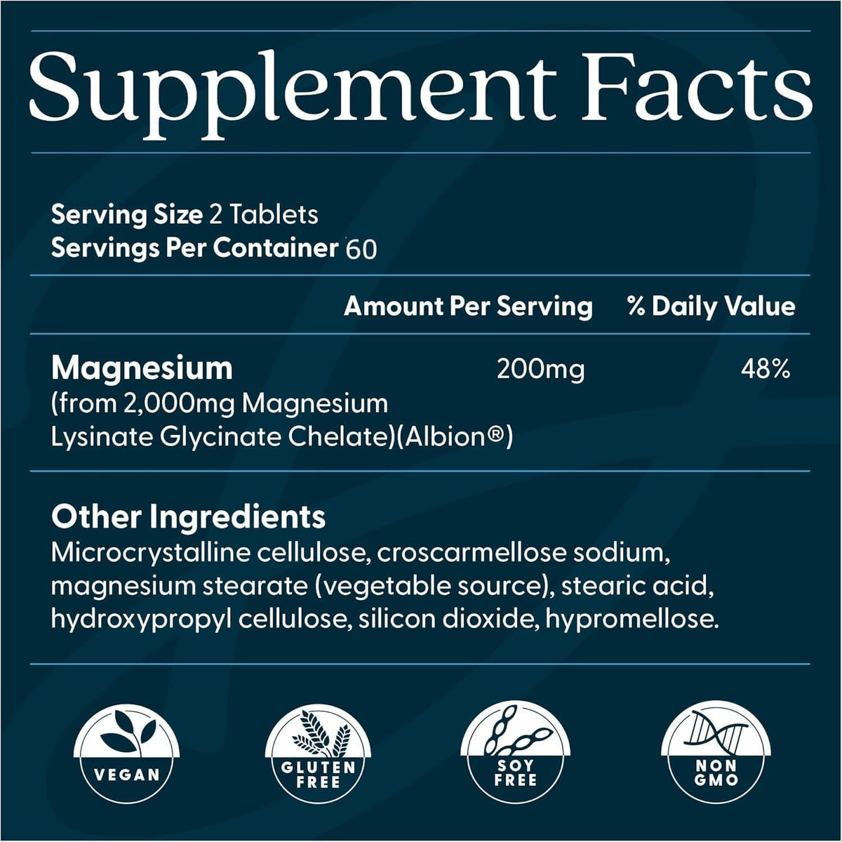 Doctor's Best High Absorption Magnesium Glycinate Lysinate, 120 Count