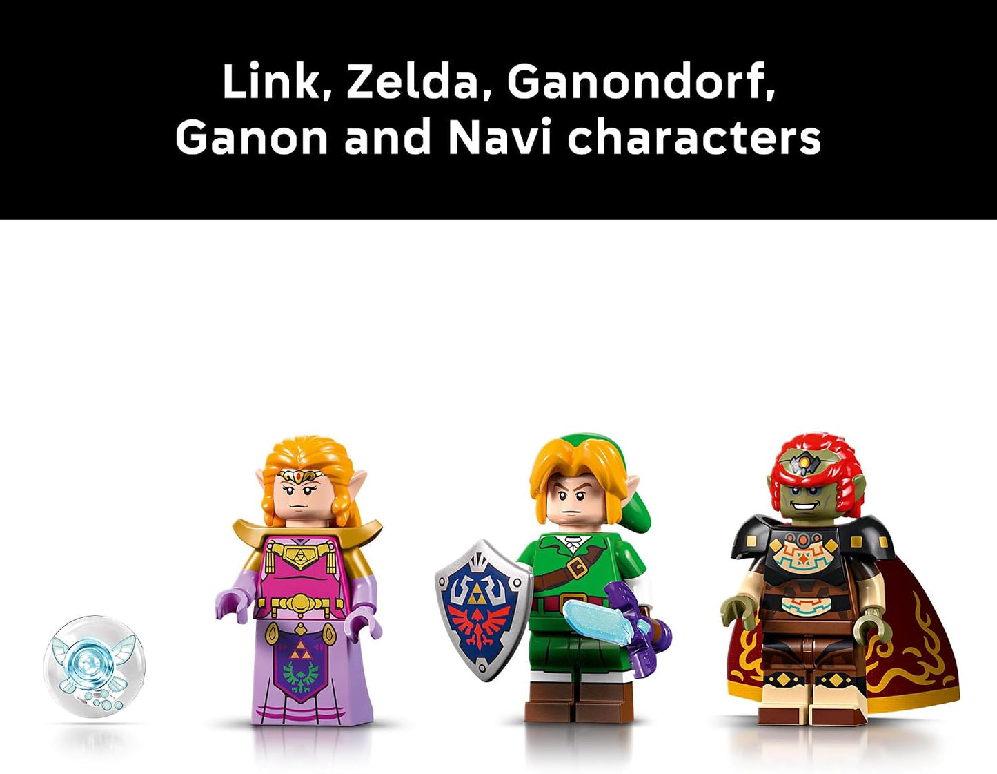 LEGO The Legend of Zelda: Ocarina of Time – The Final Battle - Building Set for Adults, Ages 18+ - Nintendo Collectible with Link & Zelda Minifigures - Bedroom or Game Room Decor - 77093