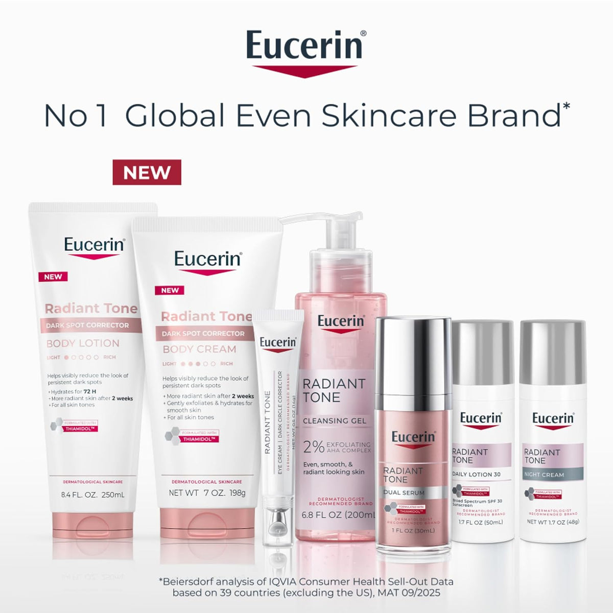 Eucerin Radiant Tone Dark Spot Corrector Body Lotion, 8.4 FL OZ