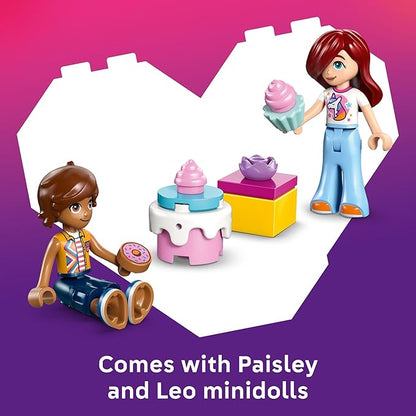 LEGO Friends Unicorn Cake Delivery Car Building Toy for Girls & Boys - Pretend Play Set for Preschool Kids, Ages 4+ - W/Paisley & Leo Minidolls & Accessories - Gift Idea for Birthdays - 42675