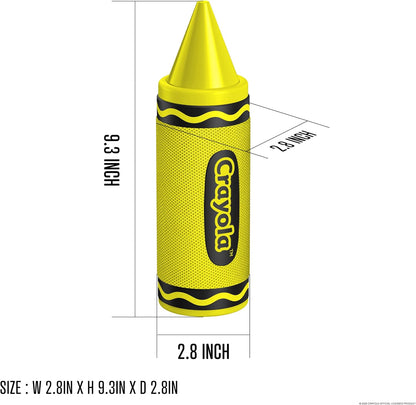 Crayola Kids Crayon Speakers Bluetooth, Portable Bluetooth Speakers | 20W Peak Power HD Sound, Mini Bluetooth Speaker Wireless with TWS Pairing BT 5.3, FM Radio Home/Party/Outdoor/Travel