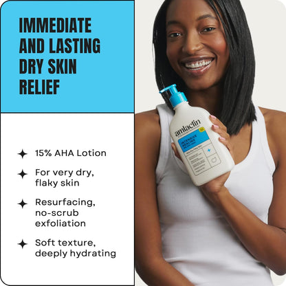 AmLactin Daily Moisturizing Lotion for Dry Skin (7.9 oz) and AmLactin Intensive Healing Body Lotion for Dry Skin (7.9 oz)