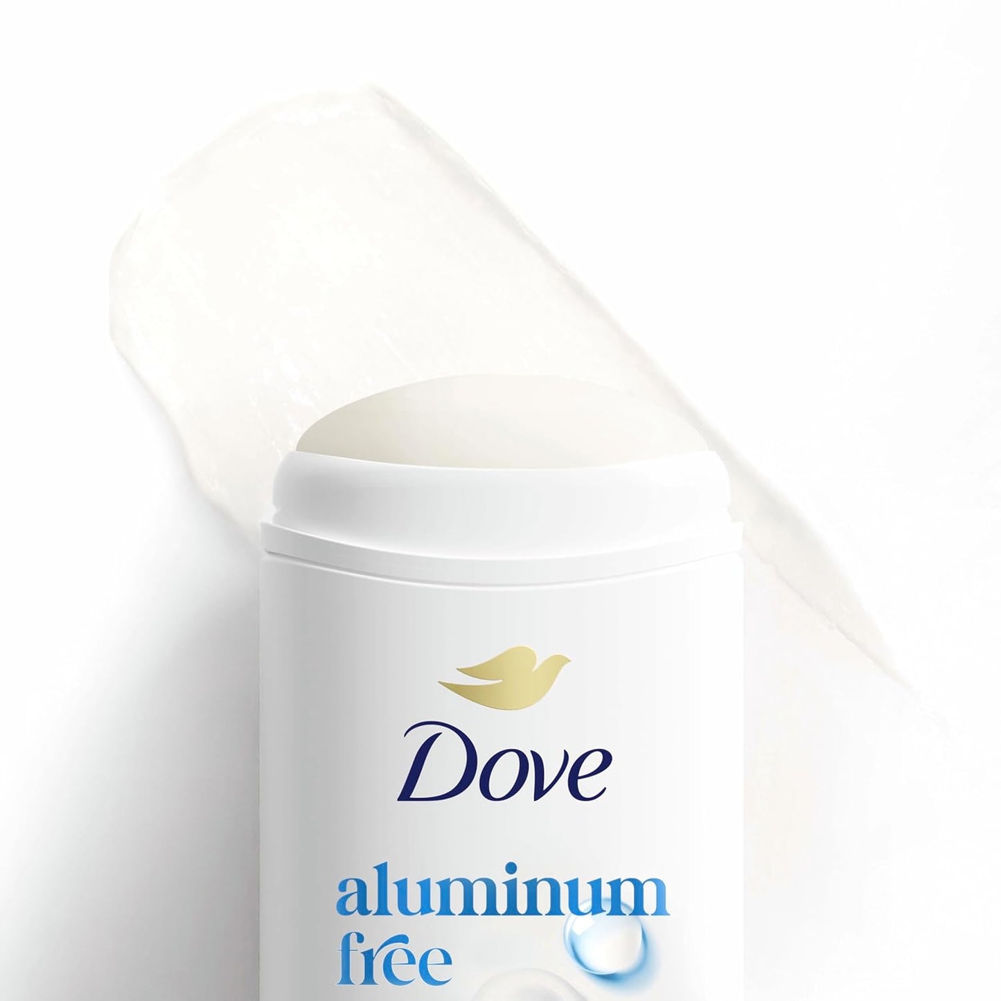 Dove Deodorant Stick Sensitive for 72 Hour Odor Protection Aluminum Free 2.4 oz (Pack of 2)