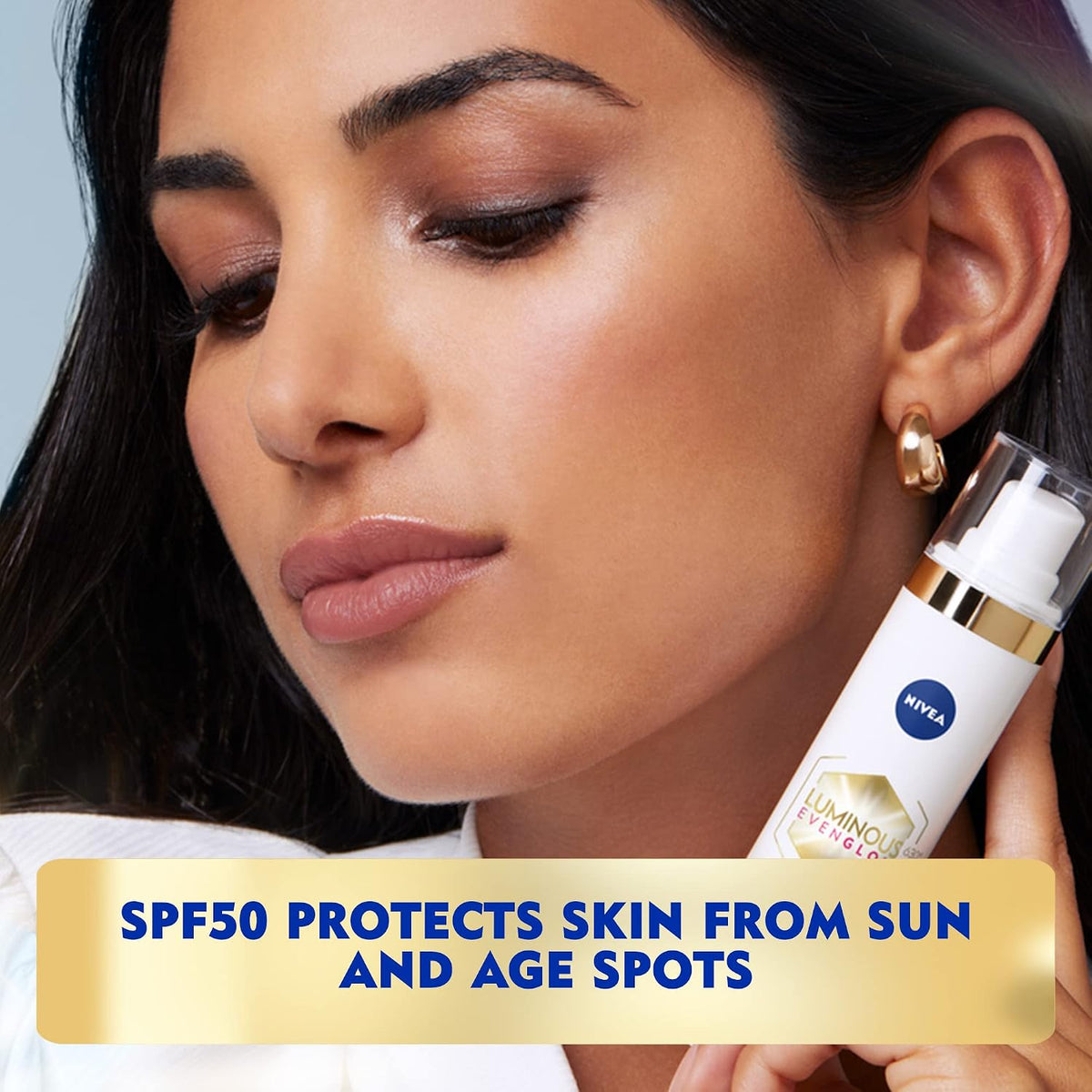 NIVEA Cellular Luminous 630 Face Care Set – Daily Facial Cream 40 ml (1.35 fl oz) and Facial Serum 30 ml (1.01 fl oz) – Lightweight Cosmetic Skincare Duo for Everyday Beauty Routine, Gift Box Set