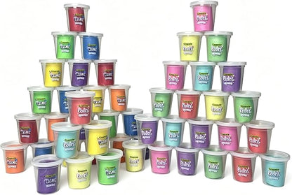 Crayola Dough 48-Pack Special Effects - Party Favors & Kids Toys, Non-Toxic Crayola Dough Set for Creative Fun, Pearl, Cosmic & Neon, Ideal for Classroom & Holiday Activities