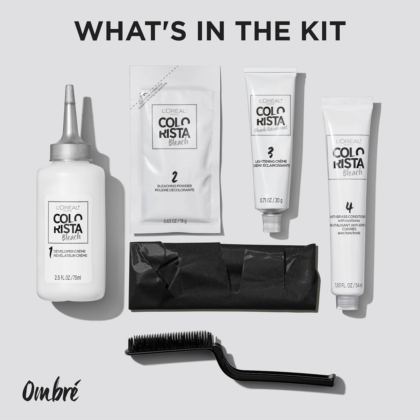 L’Oreal Paris Colorista Hair Bleach, Ombre Hair Color Kit, 1 Hair Bleach Kit