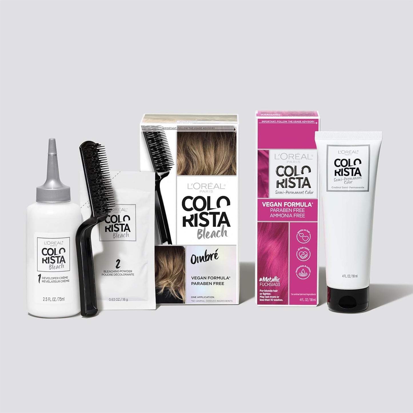 L’Oreal Paris Colorista Hair Bleach, Ombre Hair Color Kit, 1 Hair Bleach Kit