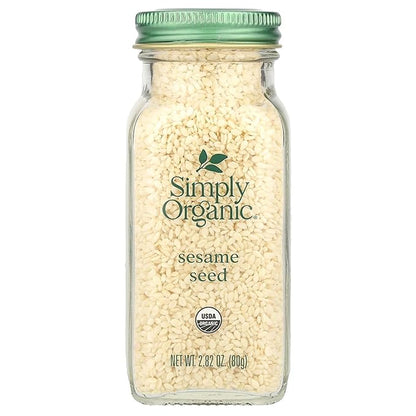 Simply Organic Organic Whole Sesame Seeds, 2.8 Ounce