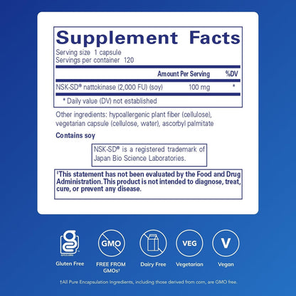 Pure Encapsulations NSK-SD, 120 Capsules