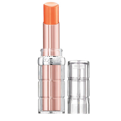 L’Oréal Paris Makeup Colour Riche Plump and Shine Lipstick, for Glossy, Radiant, Visibly Fuller Lips with an All-Day Moisturized Feel, Nectarine Plump, 0.1 oz.