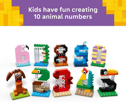 LEGO Birthday Numbers - Educational & Counting Building Toy for Boys & Girls, Ages 6+ - Birthday Decoration for Kids - Fun Gift Idea - 40807