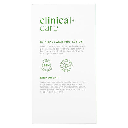 Dove Clinical + Care Clinical Protection Antiperspirant Cool Essentials with Nourishing Serum 96 Hour Odor Protection 1.7 oz