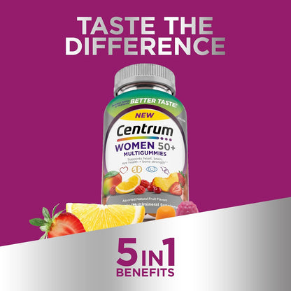 Centrum MultiGummies for Women 50 and Over, 140 Count