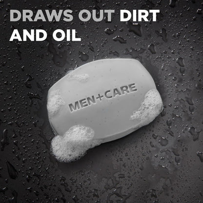 Dove Men+Care Body + Face Bar 2-Pack (12 Bars) – Exfoliating 3-in-1 Charcoal Soap with Clay for Skin Care, Hands & Shaving, 3.75 Oz Ea