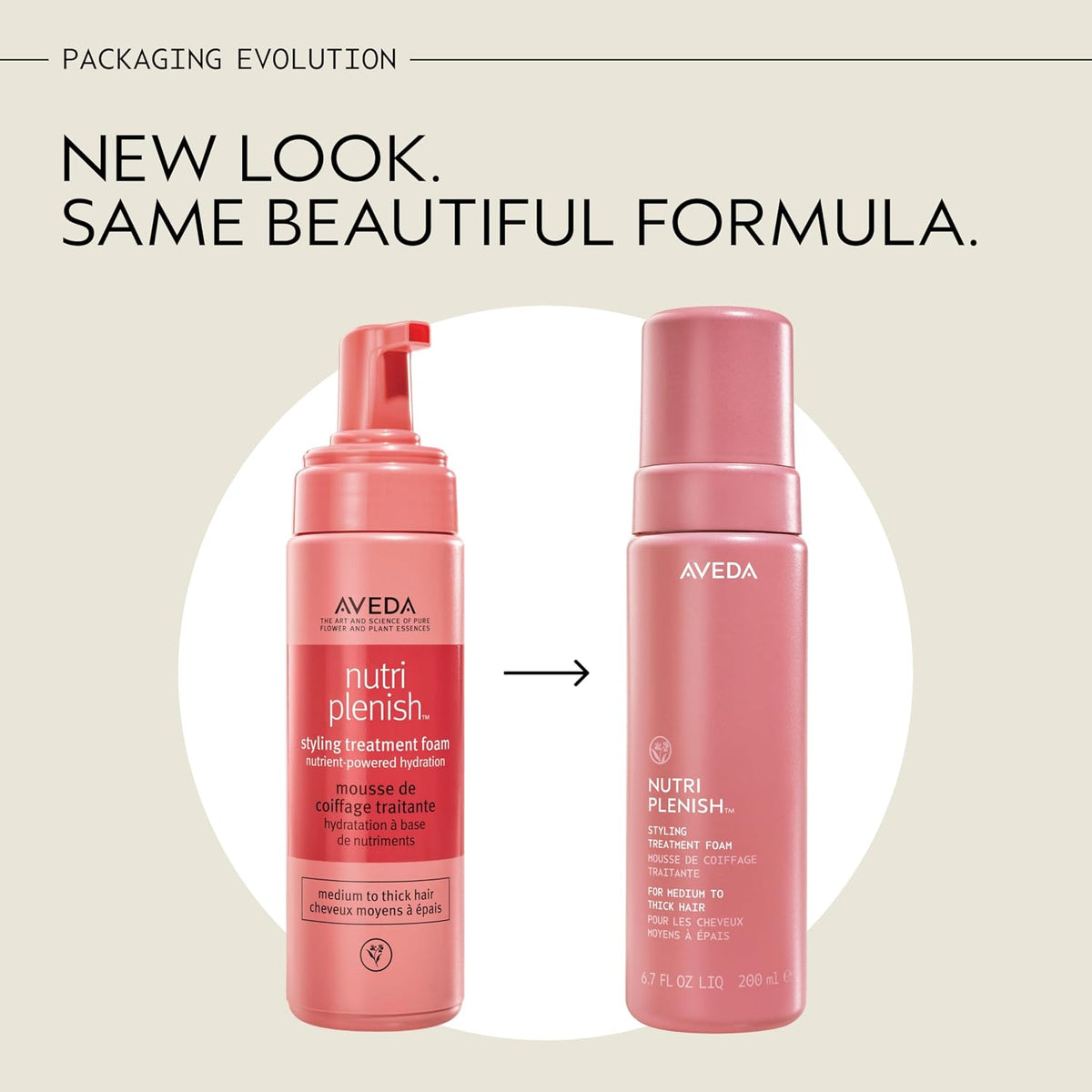 Aveda Nutriplenish Styling Treatment Foam 6.7 OZ (Pack of 2)