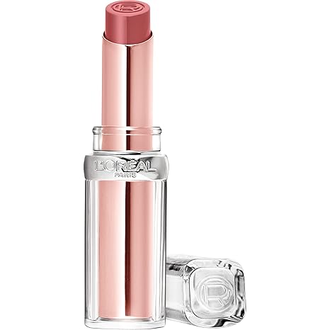 L'Oreal Paris Glow Paradise Hydrating Balm-in-Lipstick with Pomegranate Extract, Nude Heaven, 0.1 Oz